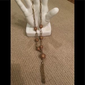 Vintage rose gold necklace